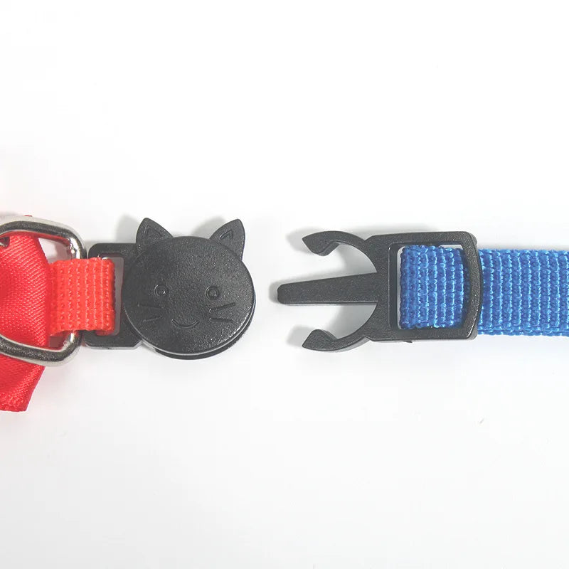 Collari Carini e Regolabili per Gatti – Multicolor con Campanellino