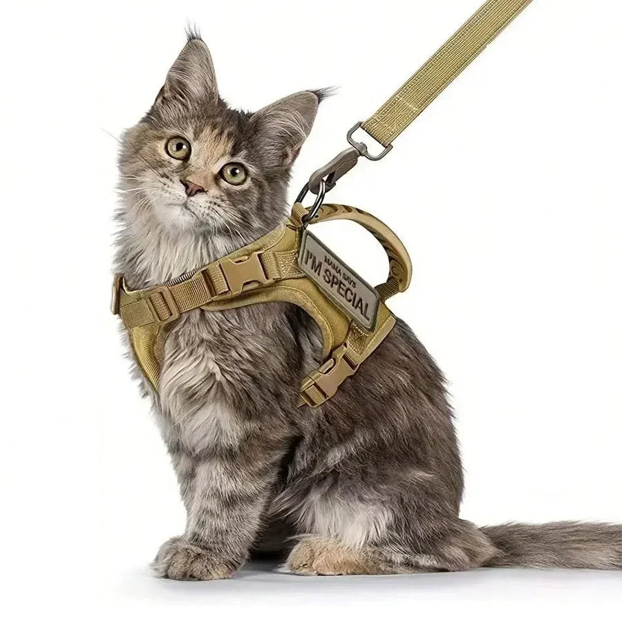 Gilet Impermeabile per Gatti – Passeggiate Sicure con Vestito Regolabile e Comodo