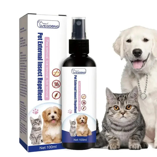 Gocce Anti-Pulci 100ml per Cani e Gatti – Formula Unica per Prevenire Pulci, Zecche e Pidocchi in Modo Sicuro e Efficace